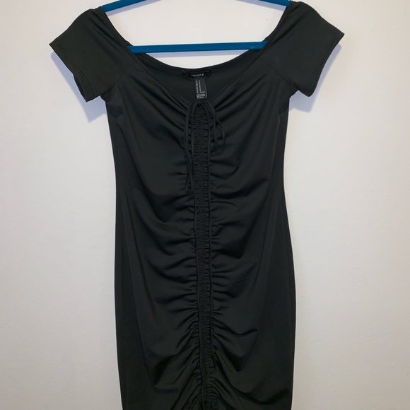 Forever 21 Dresses & Skirts - Little black dress lace up